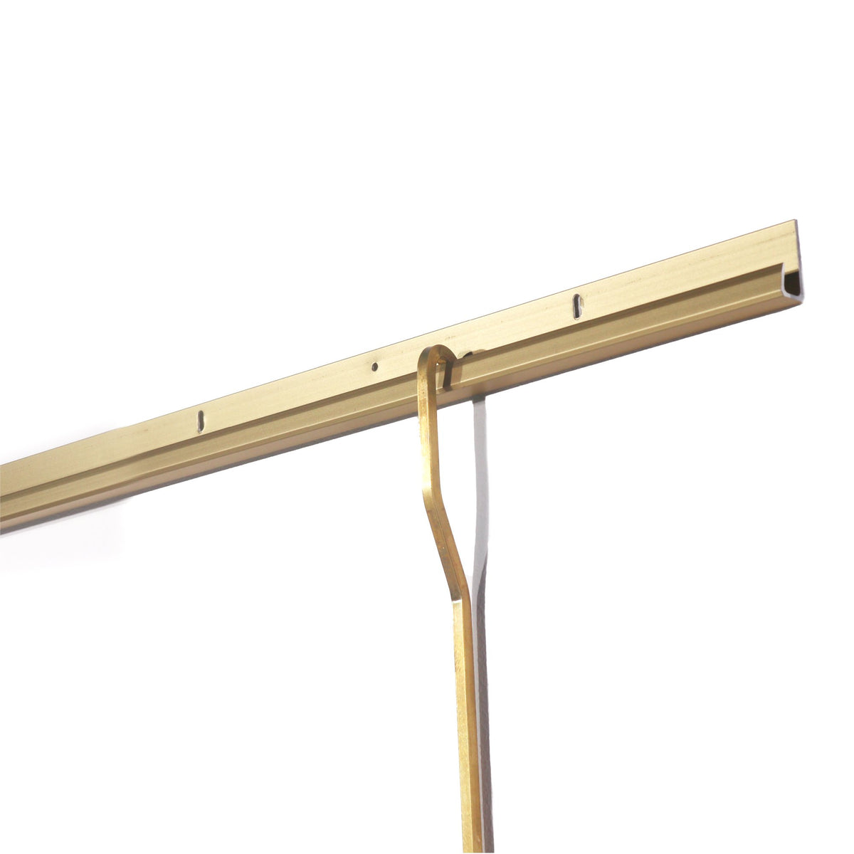 Brass Gallery Rod 5 Foot - S - BGS - JROD - Picture Hang Solutions