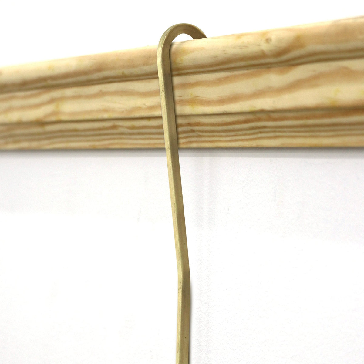 Brass Gallery Rod for Picture Rail Molding - 3 foot Rod for Hanging Multiple Frames and Photo Wall Collage - S - BGS - OGROD3 - Picture Hang Solutions