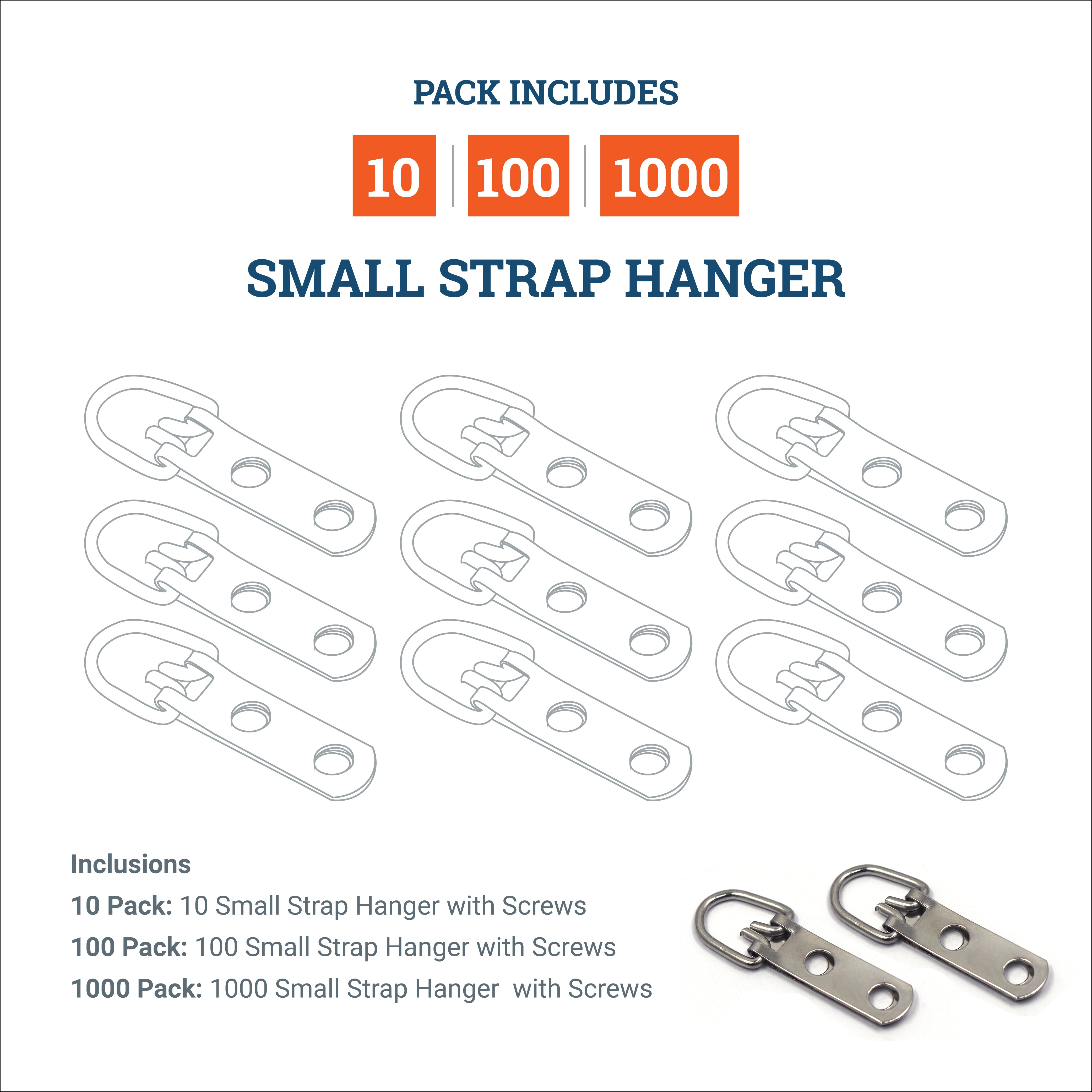 Medium Strap Hanger - Picture Hang Solutions